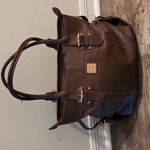 Dooney & Bourke brown leather handbag